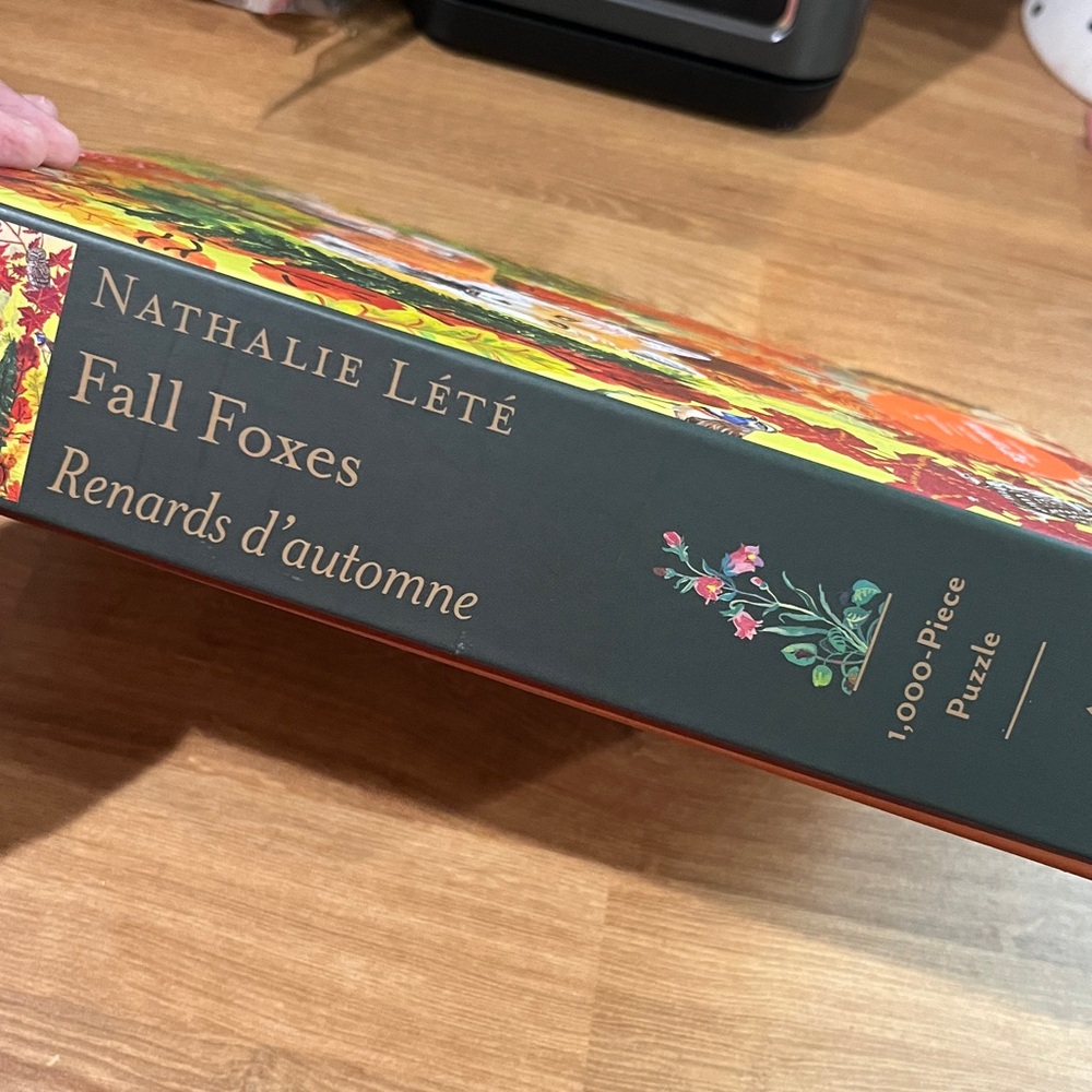 Nathalie Lete Artisan Fall Foxes 1000 pc Puzzle - Picture 3 of 6